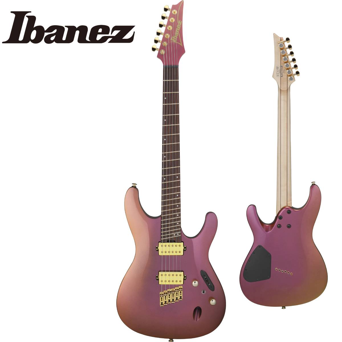 Ibanez SML721 -RGC(Rose Gold Chameleon)- 新品[アイバニーズ][Electric Guitar,エレキギター][Axe Design Lab,アックスデザインラボ][Multi Scale,マルチスケール,ファンフレット]