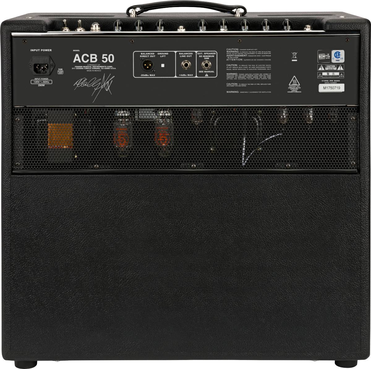Fender Adam Clayton ACB 50 Bass Amplifier 新品[フェンダー][アダム・クレイトン,U2][ベースアンプ/コンボ,Bass combo amplifier][チューブ,真空管アンプ] guitarplanet-10071406 ギタープラネット サンプル画像3