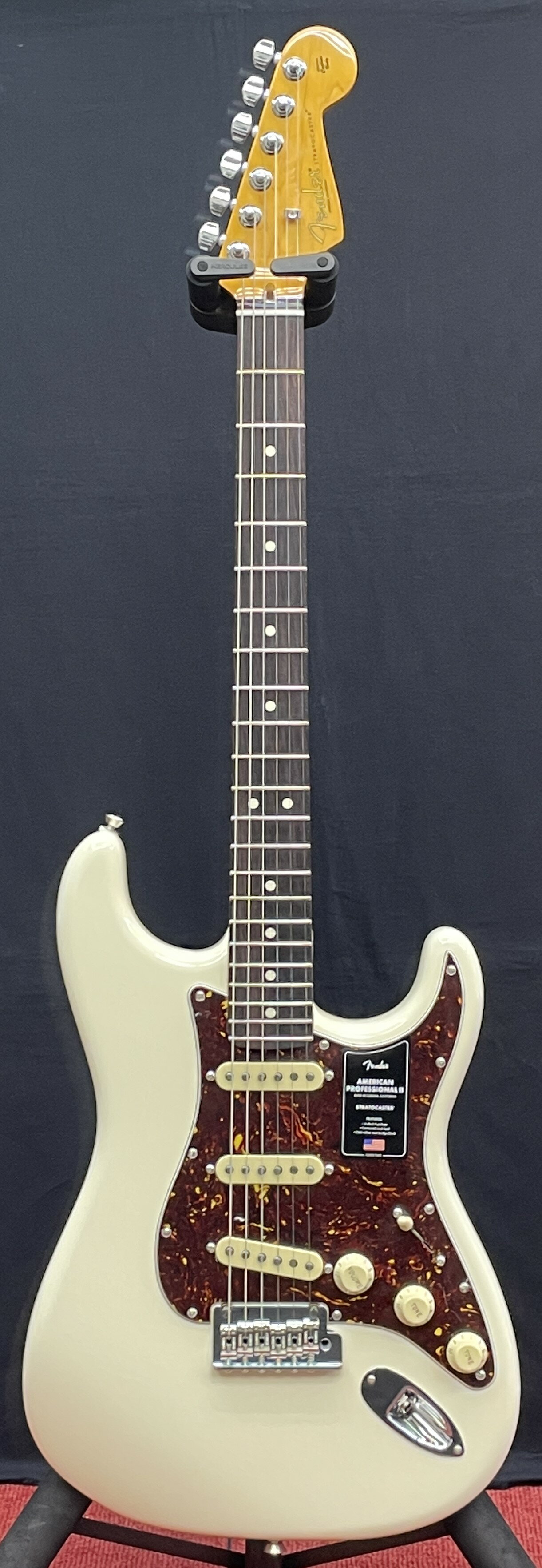 Fender American Professional II Stratocaster -Olympic White/Rosewood-【US22176853】【3.49kg】[フェンダー][プロフェッショナル][ストラトキャスター][White,ホワイト,白][Electric Guitar,エレキギター]