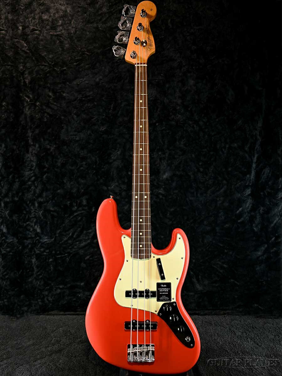 Fender Vintera II 60s Jazz Bass -Fiesta Red- 新品[フェンダー][JB,ジャズベース,ジャズべ][フェスタレッド,赤][Ma…