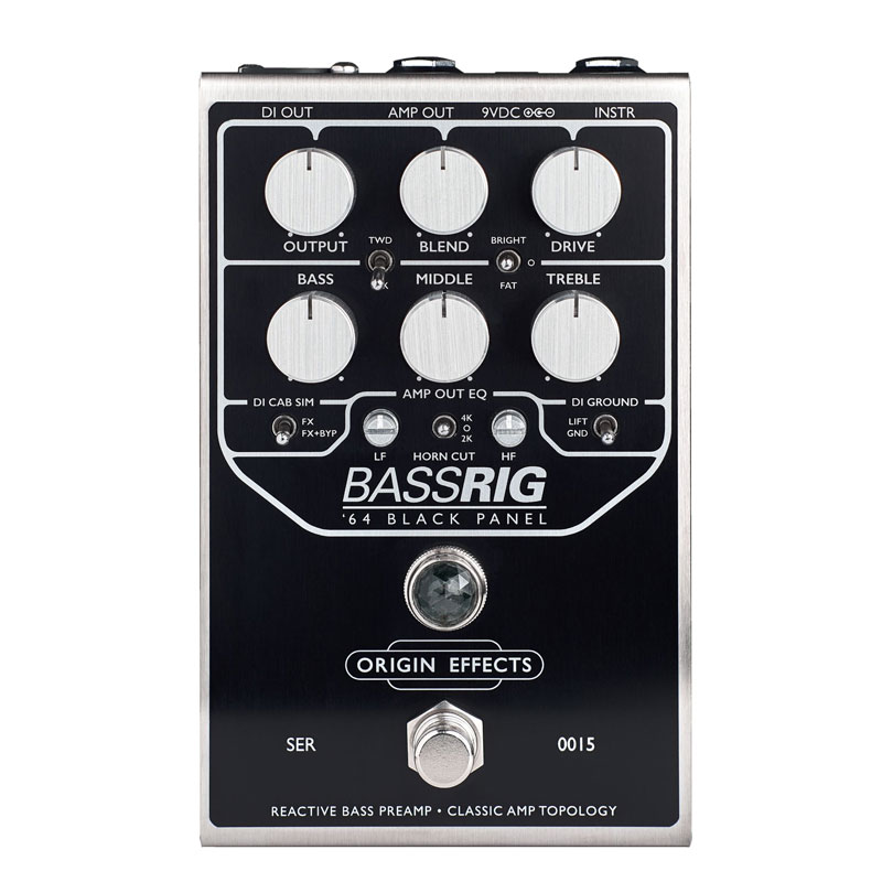 ORIGIN EFFECTS BassRIG '64 Black Panel 新品 ベース用プリアンプ[オリジンエフェクツ][Effector,エフェクター]