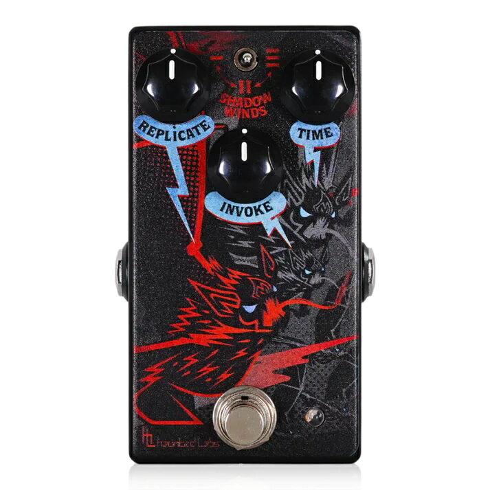 Delay Echo - Haunted Labs Shadow Winds 新品 《トレモロ/ヴィブラート/ディレイ》[ホーンテッドラボ][シャドウウィンズ][Tremolo,Vibrato,Delay][Effector,エフェクター][動画]
