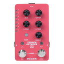 Mooer TENDER OCTAVER X2は、コンパクトペダルサイズのオクターバーペダルです。 正確な上下オクターブサウンドを加え、ドライシグナルと上下オクターブのバランスを個別に調整することができます。 さらに、これらのセッティングを14種類のプリセットとして保存することができます。 ●特徴 ・正確なオクターブペダル ・完全な上下各1オクターブをカバー ・上下オクターブ独立したトーンコントロール ・14のプリセットスロット ・2フットスイッチにより上下オクターブを個別にコントロール、またはプリセットを選択可能 ●コントロール ・SUB：オクターブ下のサウンドの音量を調整します。 ・UPPER：オクターブ上のサウンドの音量を調整します。 ・S.TONE：オクターブ下の音色を調整します。 ・U.TONE：オクターブ上の音色を調整します。 ・DIRECT：原音の音量を調整します。 ・SAVE：押すと14のプリセットスロットをスクロールします。長押しで選択したプリセットスロットに現在の設定を保存します。 ・SUBフットスイッチ：オクターブ下のエフェクトON/OFFを切り替えます。 ・UPPERフットスイッチ：オクターブ上のエフェクトON/OFFを切り替えます。 ●インプット・アウトプット ・INPUT ：1/4インチモノラルオーディオジャックです。楽器側のケーブルを接続します。 ・OUTPUT：1/4インチモノラルオーディオジャックです。アンプ側のケーブルを接続します。 ・DC IN：センターマイナスDC9V、300mA以上のアダプターを接続します。付属アダプターの使用を推奨します。 ●使い方 ・プリセットスロットの選択 Tender Octaver X2には14のプリセットスロットがあります。 7つのレッドスロットと7つのブルースロットがあり、下記の方法で選択できます。 1.SAVEボタンでスロットをスクロール 2.左右のフットスイッチを同時に押してプリセットセレクトモードに入ります。左フットスイッチでプリセットをスクロールアップ、→フットスイッチスクロールダウンします。このモードは3秒後に自動的に終了します。 ・エフェクトモジュールのON/OFF Tender Octaver X2には2つのエフェクトモジュールがあります。 SUBとUPPERで、それぞれSUB、UPPERフットスイッチで個別にON/OFFできます。 ・エフェクトの調整 DIRECTノブを回し、エフェクトON時の原音の音量を調整します。 最大（5時）位置では入力信号と同じ音量になります。最小（7時）にすると原音がOFFになります。 SUBおよびUPPERノブを回し、オクターブ下、オクターブ上の音量を調整します。 最大（5時）位置ではそれぞれのオクターブが入力信号と同じ音量になります。 最小（7時）にすると各オクターブがOFFになります。 S.TONEおよびU.TONEでオクターブ下、オクターブ上の音色を調整します。 ●エフェクトパラメータの保存 エフェクトのパラメータを変更すると、LEDが点滅して保存された内容から変更されていることを知らせます。SAVEを長押しすると現在の設定が上書き保存されます。保存せずにプリセットを切り替えると、変更は破棄されます。 ●アウトプットモードの設定 Harmony X2にはMixモードと個別（Individual）モードの2つのアウトプットモードがあります。 SAVEとRIGHTフットスイッチを長押ししてモードを切り替えます。 SAVEボタンLEDの色が現在のモードを表示します。Mixモードは赤、個別モードは青となります。 ●ファクトリーリセット ペダルのアダプターを抜き、電源を切ります。SAVEボタンを押しながらアダプターを接続します。 ペダルが起動したら、LEDが点滅するのでSAVEボタンを離し、点滅が終了するのを待ちます。 点滅が終了したらファクトリーリセットが完了しています。 SAVEボタンを離さず、そのまま電源を再度切るとファクトリーリセットをキャンセルできます。 ※ファクトリーリセットはすべてのユーザープリセットを削除します。 リセット後削除されたプリセットは元に戻せません。 ●スペック Input: 1 * 1/4” mono audio jack (impedance value 1M ohm) Output: 1 * 1/4” mono audio jack (impedance value 510 ohm) Power Requirements: 9V DC center negative 300mA (The original power supply is recommended to avoid the noise issue) Dimensions: 75mm (D) x115mm (W) x33mm (H) スペックは予告なく変更される場合があります。 お問い合わせ:03-3259-0031　