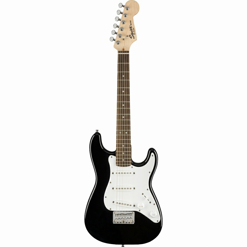 Squier Mini Stratocaster -Black- 新品[スクワイヤー][Strat,ストラトキャスター][ミニギター][ブラック,黒][Fender,フェンダー][Electric Guitar,エレキギター]