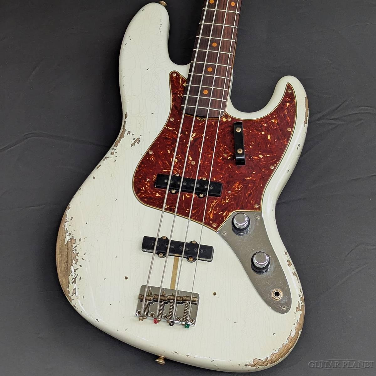 Fender Custom Shop 1961 Jazz Bass Heavy Relic -Aged Olympic White- 新品[フェンダー,カスタムショップ][ジャズベース,ジャズベ][ホワイト,白][Electric Bass,ベース,エレキベース]