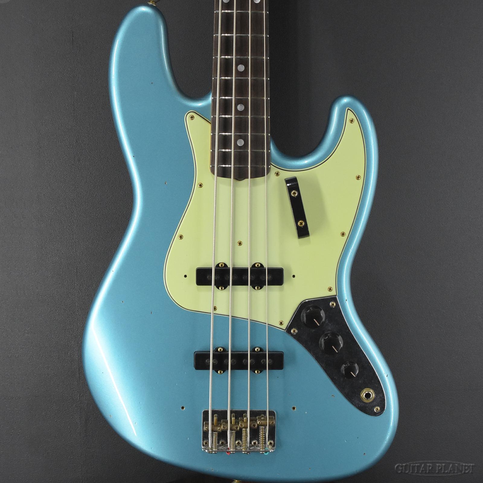 Fender Custom Shop 1965 Jazz Bass Journeyman Relic w/Matching Head -Teal Green Metallic- 新品[フェンダー,カスタムショップ][ジャズベース,ジャズベ][Blue,ブルー,青][グリーン,緑][Electric Bass,ベース,エレキベース]