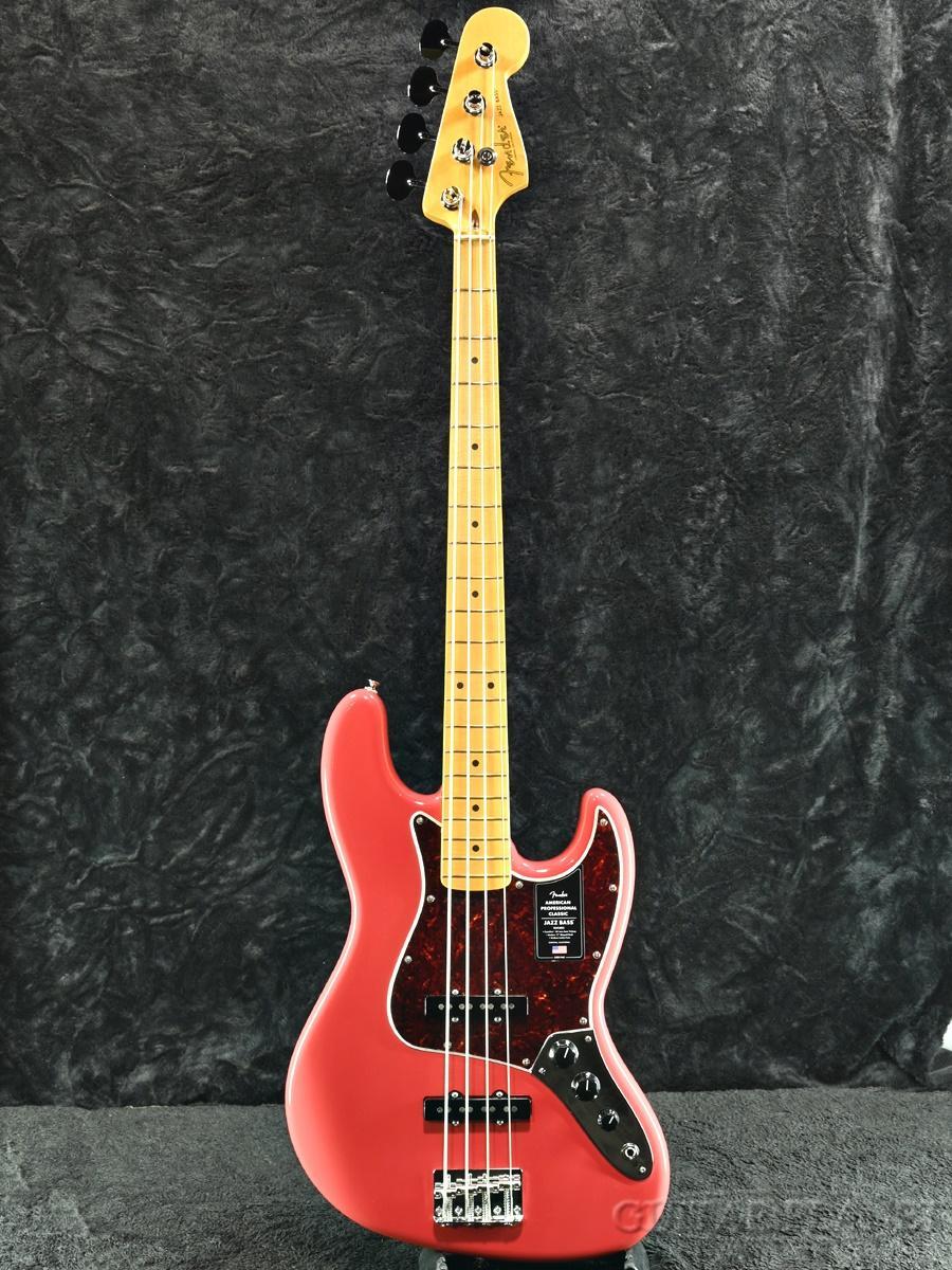 Fender American Professional Classic Jazz Bass -Faded Dakota Red- 新品[フェンダー,Made in USA,アメリカ製][ジャズベース,ジャズベ][レッド,赤][Electric Bass,ベース,エレキベース]