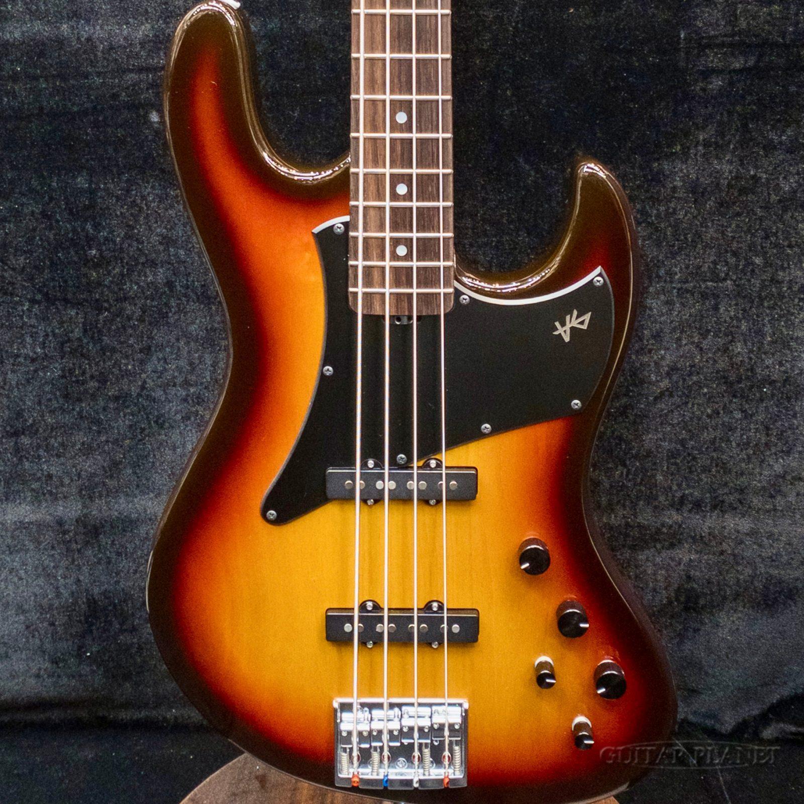 Vincita Versatilita-4st Alder -3 Tone Sunburst- 新品[ヴィンシタ][Made in Japan,日本製,国産][サンバースト,茶色][Electric Bass,ベース,エレキベース]