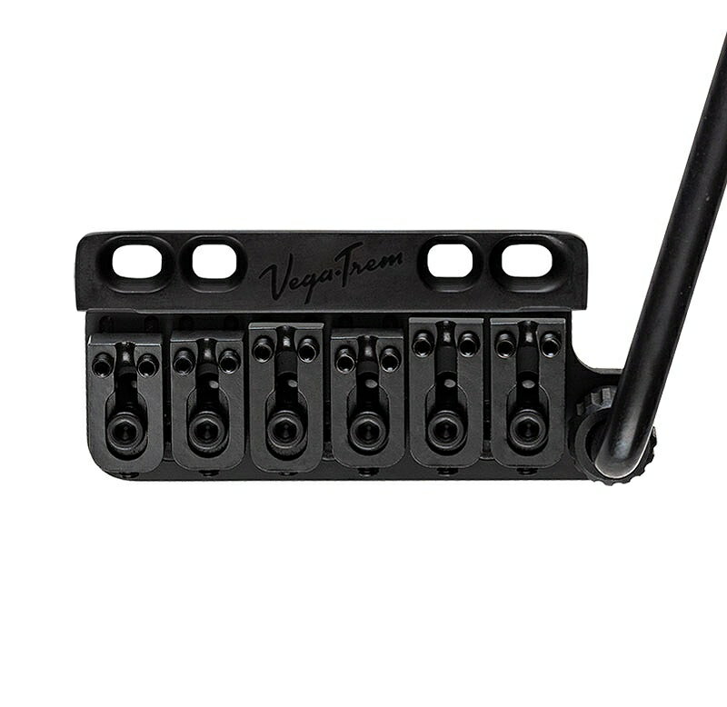 ●Vega-Trem VT1 Special standard 通常の6本ネジで取り付けられているトレモロを搭載したギター用、トレモロブロックは高品質な真鍮（BRASS）製、他のパーツは高品質のステンレススチール製。 温かみのある音色と優れたサステインを実現するために設計された真鍮製ブロックを採用し、VT1 Ultra Trem より価格を下げることができました。 本体、アームの他に、止めネジ-4本、2本セットのスプリング4種類（HIGH TENSION）（MEDIUM TENSION）（LOW TENSION）（EXTRALOW TENSION）、1.5 mmと2.5 mmの六角レンチがセットになっています。 ●ヨーロッパで開発されたストラトキャスターのための画期的な次世代トレモロ ストラトキャスター（以後、STモデルと略します。）をお持ちのギタリストなら誰もがフロイドタイプのトレモロに憧れていました。 しかしそのためには、ギターに新たに穴をあけたり改造が必要です。 VegaTremは、その問題を解決しほとんどのSTモデルに改造することなく、取り付けることができる画期的なトレモロユニットです。 スムーズなアーミングと安定したチューニングはあなたの音楽を次世代に導くことでしょう！ 特許取得済みのVTシステム（ES 1119430 U）の、2つの基本コンセプトをご紹介します。 それはSTモデルの既存の標準キャビティのブリッジ寸法を変えないこと、既存のブリッジピボットを使うシステムであることです。 ブリッジの動きを最適化するために、我々は従来のネジサポートの概念に代わるパーツ（支点）を採用し、ピボットの動作中心を変更、その動きにより大きな振幅を与えるよう、サドル、プレート、ブロックも再設計しました。 支点上のプレートの支持点の形状も変更され、摩擦を実質的に存在しない程、最小限に抑えています。 その結果、不要なノイズがまったくない、音楽演奏に非常に満足できる均質なアクションが得られるシステムが完成しました。 （低摩擦ナットとロッキングチューナーの使用をお勧めします。） ●シンプルで簡単な取付作業 トレモロユニットの交換、取り付け、調整をすることは大変な作業であることは皆さんご存じかと思います。 VT1は、ドライバーとレンチを使って、我々が制作したマニュアルビデオをご覧いただければ、取り付けることができます。 ●大切なギターに加工をする必要はありません 今日までSTモデルのギターにフローティングブリッジを装着するには、必ず改造が必要で、新しい穴を開けたり、オリジナルのブリッジキャビティを広げたりする必要がありました。 ヴィンテージギターであろうと、最新のモデルであろうと、一度改造すれば元には戻すことはできません。我々はこの課題にチャレンジし、VT1を開発しました。 ●コンパクトなデザインによるスムーズな演奏性 改造とともに演奏性を重視して、我々は限りなくオリジナルトレモロに近いコンパクトなサイズにこだわりました。 その結果、ボディから大きく突き出ることもなく、通常のトレモロと比べても違和感ないスムーズな演奏が可能となりました。 ●限りなくオリジナルに近い完成されたルックス ギタリストにとって、ギターのクールなルックスは最も重要なポイントです。 いくら優れたトレモロでも、ギターボディの中央に大きく飛び出すようなシステムだったら、ルックスばかりでなくサウンドにまで影響してしまいます。 しかし、VT1は違います。そのコンパクトなデザインはギターのオリジナリティを損ないません。 その優れた機能とルックスでロックンロールの美学をあなたと一緒に追求しましょう。 ●Vega-Trem history Vega-Tremの歴史はプロのギタリストであり、ギター製作者であるIsaac Vegaによって2013年にはじまりました。 ギタリストとして彼は既存のトレモロシステムを何とか進化させたいと熱い情熱を注いできました。 4年間にわたる研究と、多くの試作品を製作し、友人のプロのギタリストとの実際の現場でのテストを積み重ね、ついにVT1を完成しました。 ギタリストにより開発された画期的なトレモロシステムVT1をぜひお試しください。 正規代理店による2年間の保証付 お問い合わせ：03-3259-0031