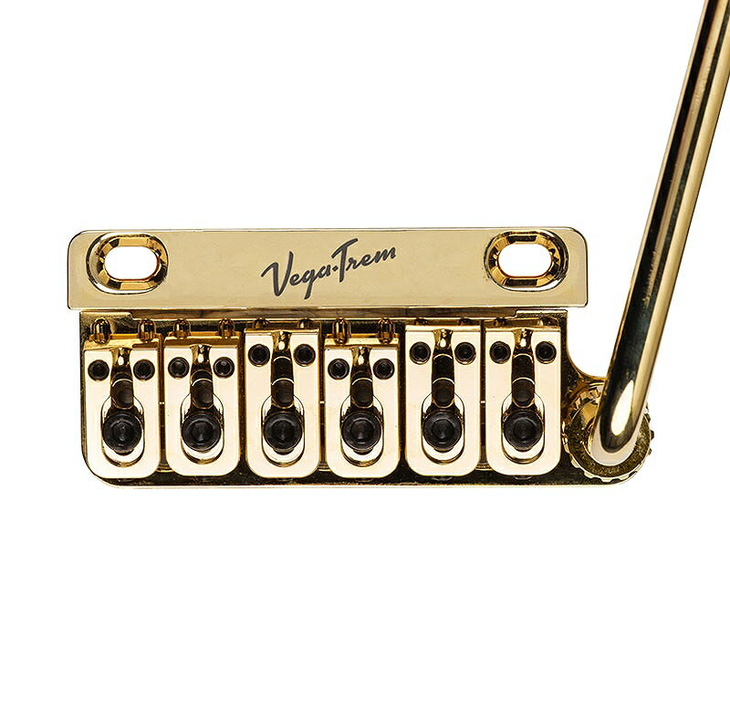 同步的震音類型 - Vega-Trem VT1 Special 2-points Gold[VegaTrem,Vega Trem,ベガトレム,ヴェガトレム][ギター用パーツ,パーツ][Tremolo,トレモロ,トレモロユニット][Bridge,ブリッジ][ゴールド,金]