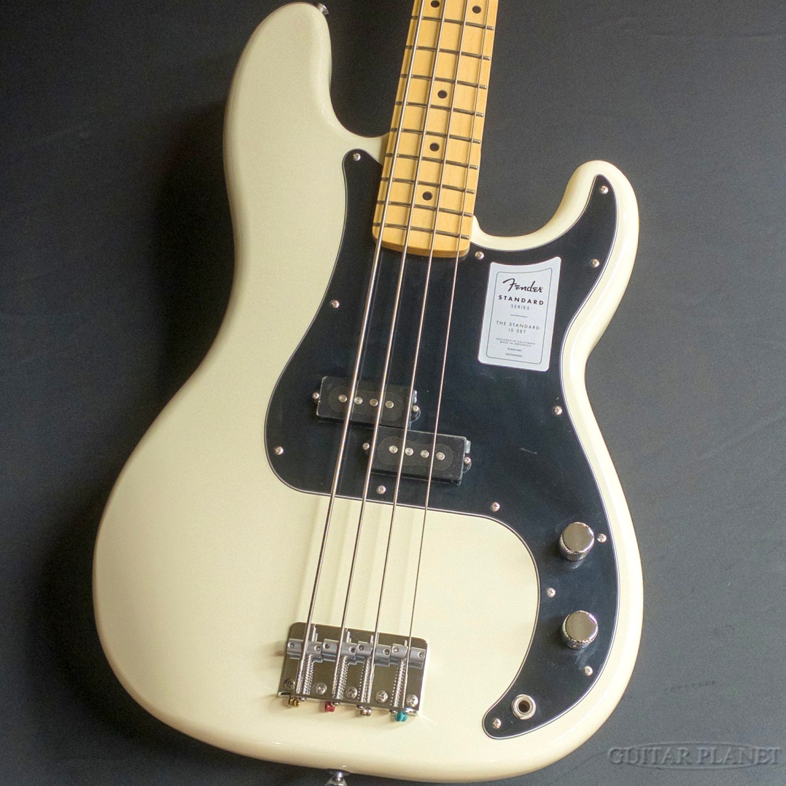 Fender / Standard Precision Bass -Olympic White/Maple Fingerboard-【3.98kg】新品[フェンダー][4弦,4Strings][Passive,パッシブ][実物画像][ベース館]
