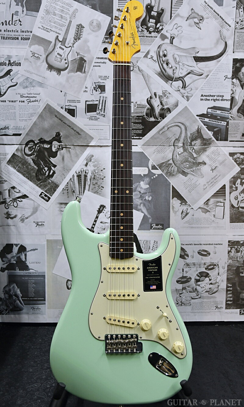Fender American Vintage II 1961 Stratocaster -Surf Green-【V26235】 新品【実...