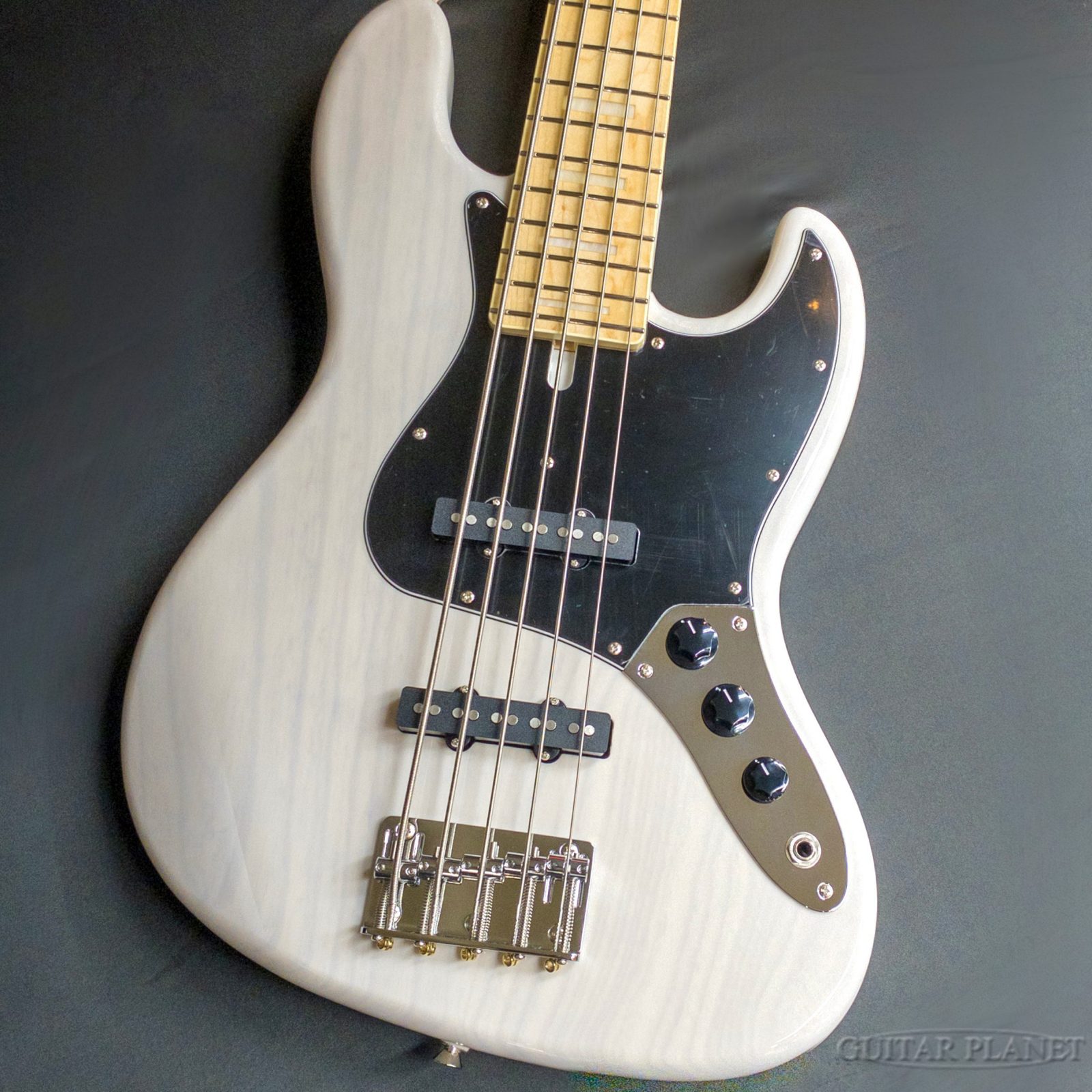FUJIGEN(FGN) / NJB100MBAH V -White Blonde-【4.81kg】[フジゲン][5弦,5Strings][Passive,パッシブ][実物画像][ベース館]