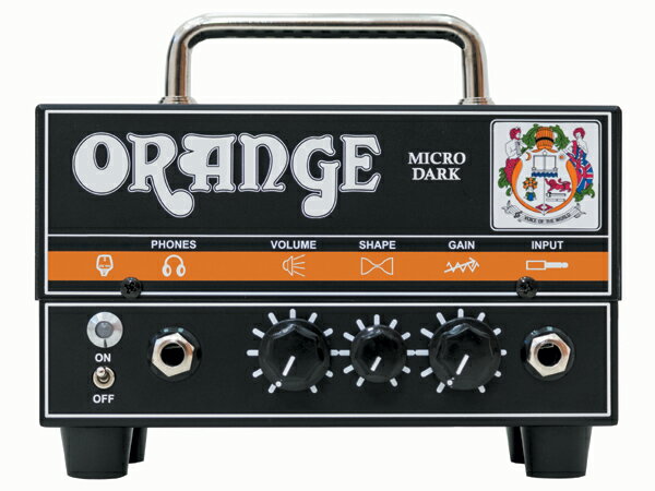 【20W】Orange Micro Dark 新品 ミニアンプヘッド[オレンジ][マイクロダーク][Black,ブラック,黒][真空管搭載][ギターアンプ,Guitar Amplifier Head][動画]