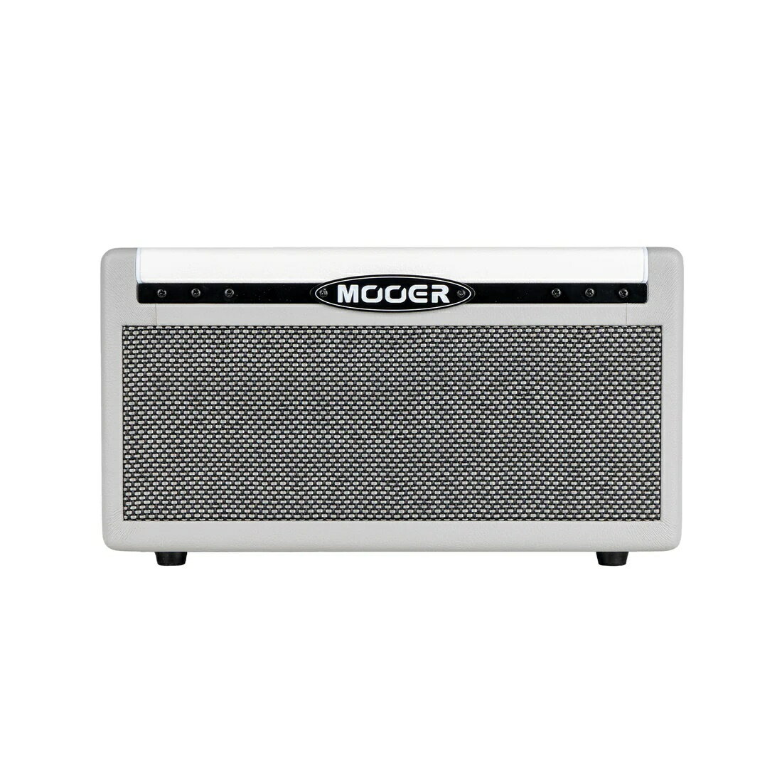 Mooer SD30iは、多彩なアンプモデルとエフェクトを組み合わせたトーンをアプリから設定して操作できるデスクトップアンプです。30Wステレオ出力で、Bluetoothオーディオスピーカーとして使うこともできます。オーディオに合わせたり、ドラムマシン・メトロノームやルーパーを使用してギターをプレイすることができます。 専用フットスイッチはこちら!! ●特徴 ・Mooer iAMP構造によるデジタルモデリングアンプ ・MNRSテクノロジーによる52種類のアンプモデルと25種類のキャビネットシミュレーター、126種類のエフェクトを収録 ・4インチスピーカーを2基搭載した30Wステレオアンプ ・40ドラムマシンと10メトロノーム ・ドラムマシンと同期可能な80秒のルーパー ・チューナー内蔵 ・最大5時間の駆動ができるリチャージャブルバッテリー ・専用iAMPアプリからエフェクトの設定やファームウェアアップデート、プリセットのアップロードが可能 ・ワイヤレスフットスイッチ対応 ・Bluetooth 5.0ハイクオリティオーディオインプット ・USB-CポートによるOTGハイクオリティオーディオレコーディング・プレイバック ●各部の操作 1.DC IN:19V 2.5Aセンターマイナスアダプターを接続します。付属のアダプターをご使用ください。 2.Powerインジケータ: アンプのON/OFFと電池残量を表示します。グリーンは50％以上の残量があり、イエローは25-50%、レッドは25％以下の残量で、充電を推奨します。 3.Powerスイッチ: 上側で電源ON、下側でOFFです。 4.PRESET:プリセットコントロールLEDボタンです。押すと現在のプリセットバンク内の4つのプリセットを順に切り替えます。LEDカラーで選択中のプリセットを表示します。 5.TAP: 複数回押してディレイタイムを設定します。 6.USB-C: OTGダイレクトレコーディングとオーディオ再生を行います。 ※USBポートはモバイルデバイスに接続してレコーディングするように設計されています。ローレイテンシレコーディング用のプロフェッショナルオーディオインターフェイスとしてご使用いただくことはできません。WINDOWSのDAWで使用する場合はASIOドライバーが必要です。 7.HEADPHONE: 3.5mm TRS ヘッドフォン端子です。 ヘッドフォンをHEADPHONE端子に接続すると、内部スピーカーはミュートされます。 8.INPUT: 6.35mm TS インプット端子です。エレキギターなどの楽器を接続します。 9.AMP: 9タイプのアンプモデルを素早く切り替えます。 10.GAIN: アンプのゲインを調整します。 11.BASS: アンプの低域を調整します。 12.MID: アンプの中域を調整します。 13.TREBLE: アンプの高域を調整します。 14.VOL: アンプの音量を調整します。 15.CHORUS/VIBRATO: コーラスとヴィブラートエフェクトを調整します。ノブの左側はコーラス、右側はヴィブラートで、ノブの位置でエフェクトのかかりを調整します。最小にするとエフェクトがOFFになります。 16.ECHO/PLATE: エコースタイルのディレイとプレートリバーブエフェクトを調整します。ノブの左側はディレイ、右側はリバーブで、ノブの位置でエフェクトのかかりを調整します。最小にするとエフェクトがOFFになります。 17.INSTRUMENT: インプットレベルを調整します。アプリのINSTRUMENTコントロールとリンクしています。楽器の出力によっては多少調整が必要な場合があります。 18.AUDIO: BluetoothオーディオとOTGプレイバックの音量を調整します。 ●プリセット SD30iには専用アプリからトーンの編集やコントロールを行えますが、SD30i本体のパネルからも同様にコントロールができます。SD30iには10のプリセットバンクがあり、各バンクには4のプリセットパッチがあります。合計40のプリセットを保存できます。PRESETボタンを押し、現在のバンク内の4つのプリセットを選択できます。 ●MOOER iAMP App SD30iはMOOER iAMP Appから制御することもできます。MOOER iAMP AppはGoogle Play StoreまたはApple App Storeからダウンロードいただけます。プリセットの編集、選択やクラウドへのアップロード・ダウンロードによるプリセットの共有、ファームウェアアップデートが行えます。 ●ワイヤレスフットスイッチ 別売のGWF4ワイヤレスフットスイッチでSD30iを操作することもできます。プリセットの切り替え、ドラムマシン・ルーパー、チューナー、タップテンポ機能を操作できます。 ●スペック Rates power: 30W Mono/Stereo: Stereo Speaker: 2*4-inch customized full range flat response speaker Frequency range: 20Hz-20kHz Num. of effects: 52 amp models, 49 effects (dynamic/distortion/modulation/reverb) Looper: 80-second stereo looper Wireless footswitch: Support Bluetooth: Bluetooth audio playback and App control USB digital audio: OTG audio recording, OTG audio playback Input impedance: 610k ohm Headphone impedance: 510 ohm Power requirements: 19V 2.5 (center positive) Battery: 4000mAh, 14.8V, 63.2Wh Dimensions: 350mm (D) x 180mm (W) x 193mm (H) Weight: 5.13kg Accessories: Power supply, USB-C to USB-A cable, quick guide ※当商品は通信販売に限りご用意が可能でございます。実店舗での実機確認・試奏はお受け出来ませんので予めご了承ください。 ※掲載画像はサンプルになります。実際にお届けする商品とは色味や木目が異なる場合がございますのでご了承ください。 お問い合わせ:03-3259-0031　