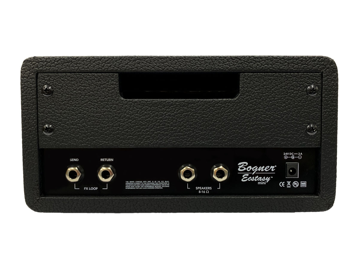 【カスタムカラー】Bogner Ecstasy Mini Head Black Tolex / Black Grill / Silver Piping [White Knobs] ギター用ミニアンプヘッド[ボグナー][エクスタシーミニ][30W][Guitar Head Amplifier]