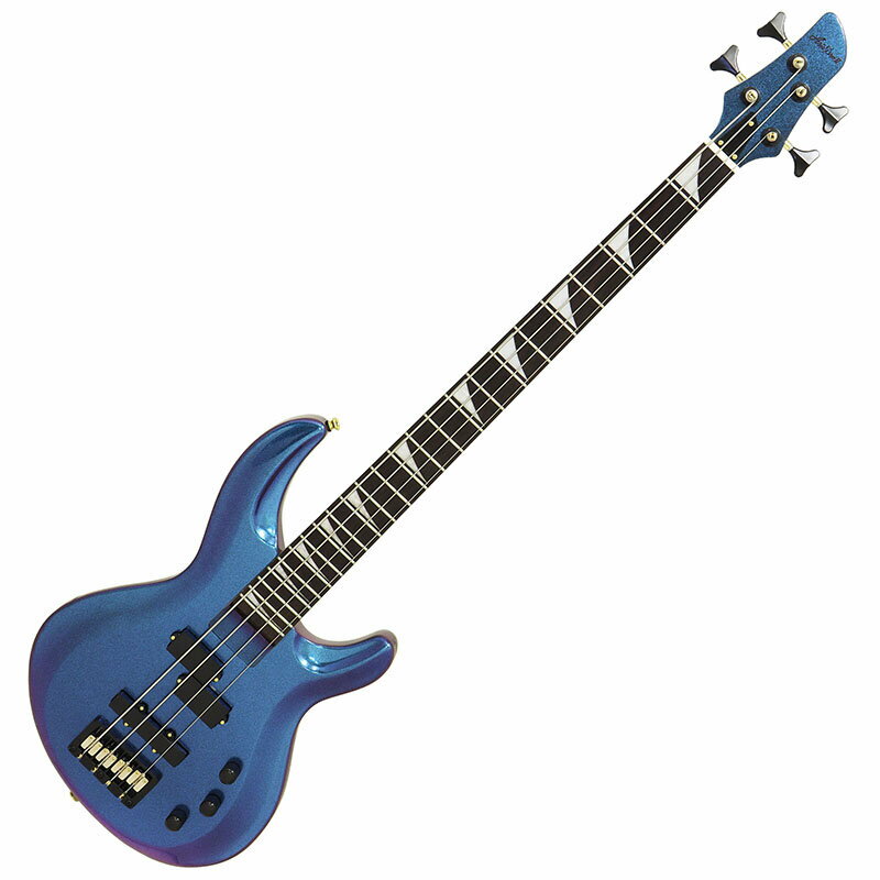 【限定カラー 】Aria Pro II IGB-CC BLPP(Blue/Purple) アリアプロ2 紫,青,パープル,ブルー マジョーラ,マルチカラー Electric Bass,エレキベース