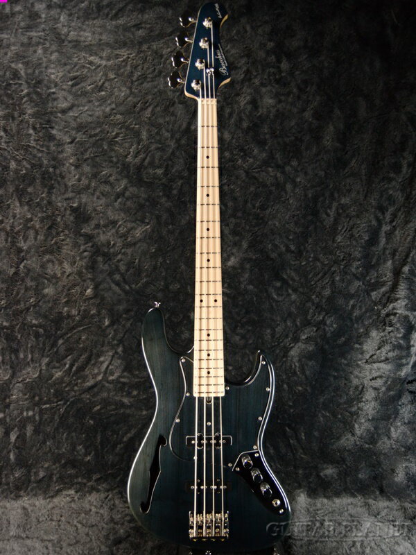Bacchus ≪アウトレット大特価≫ WL4DX-ASH HOLLOW -Black Oil- 新品[バッカス][国産/日本製][WOODLINE][ブラックオイル,黒][Jazz Bass,ジャズベースタイプ][Electric Bass,エレキベース]
