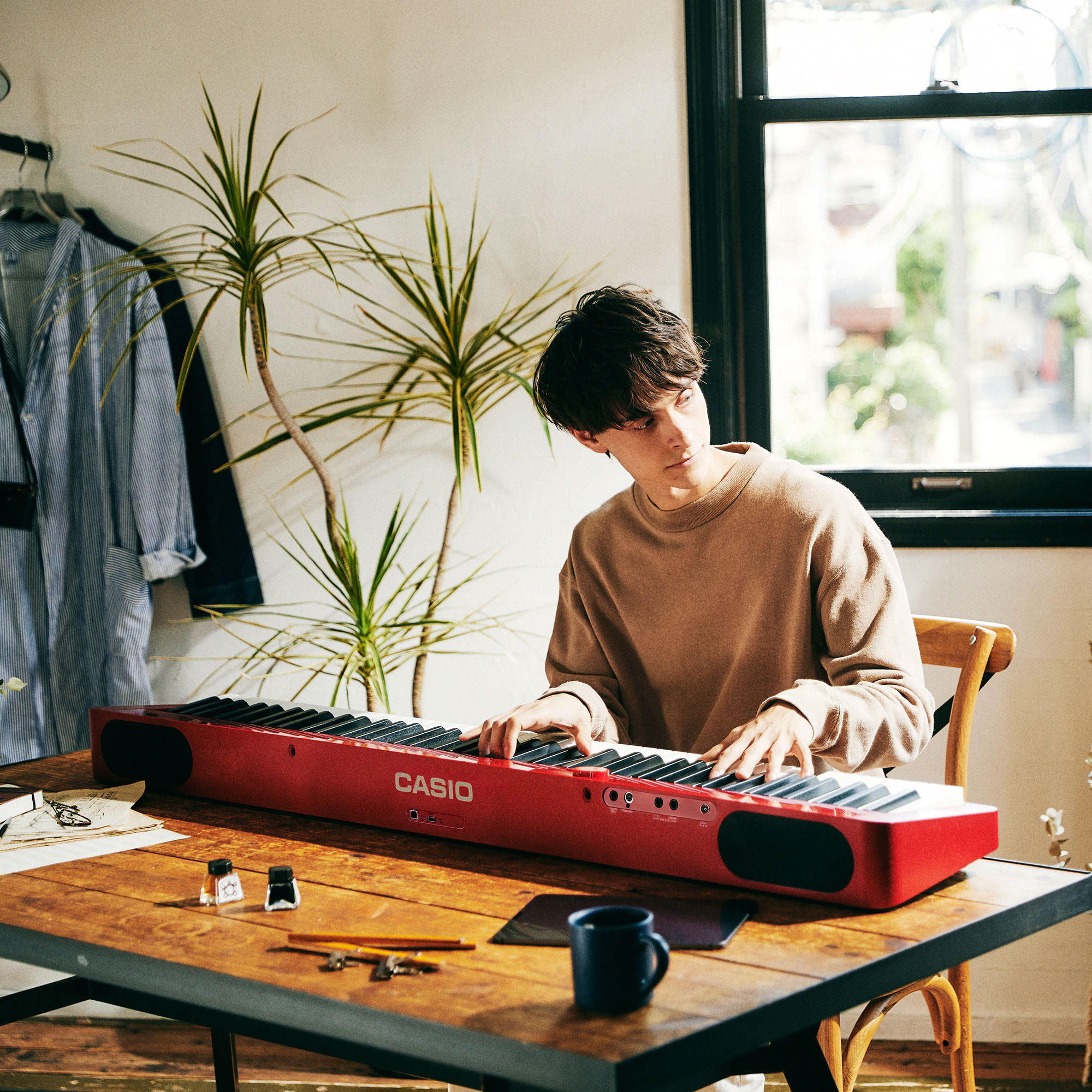 CASIO Privia PX-S1100RD 新品 88鍵盤 デジタルピアノ[カシオ][PXS1100RD][88key][Digital Piano,keyboard][キーボード,電子ピアノ][Red,レッド,赤]