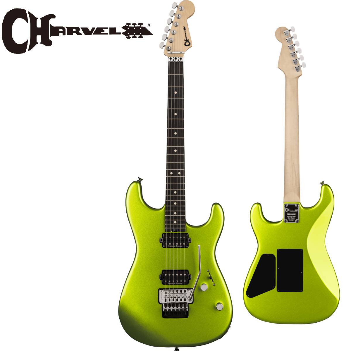 Charvel PRO-MOD SAN DIMAS STYLE 1 HH FR E -Lime Green Metallic- 新品 シャーベル ストラトキャスター サンディマス ライムグリーンメタリック,緑 Electric Guitar,エレキギター