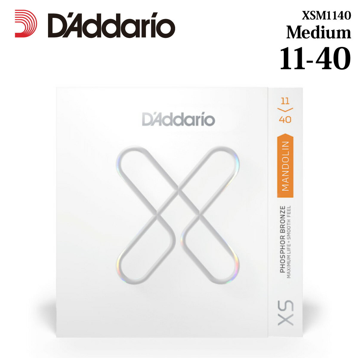 D'Addario 13-56 XS Series Mandolin Medium XSM1140[ꥪ][ƥ][եե֥,ߥǥ][8][ޥɥ]