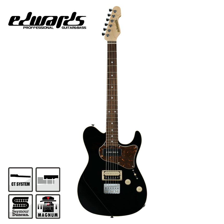 Edwards E-THROBBER -Black- 新品 ブラック エドワーズ ESPブランド スローバー Telecaster,テレキャスター 黒 Electric Guitar,エレキギター