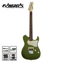 Edwards E-THROBBER -Leaf Green Metallic- 新品 リーフグリーンメタリック エドワーズ ESPブランド スローバー Telecaster,テレキャスター 緑 Electric Guitar,エレキギター