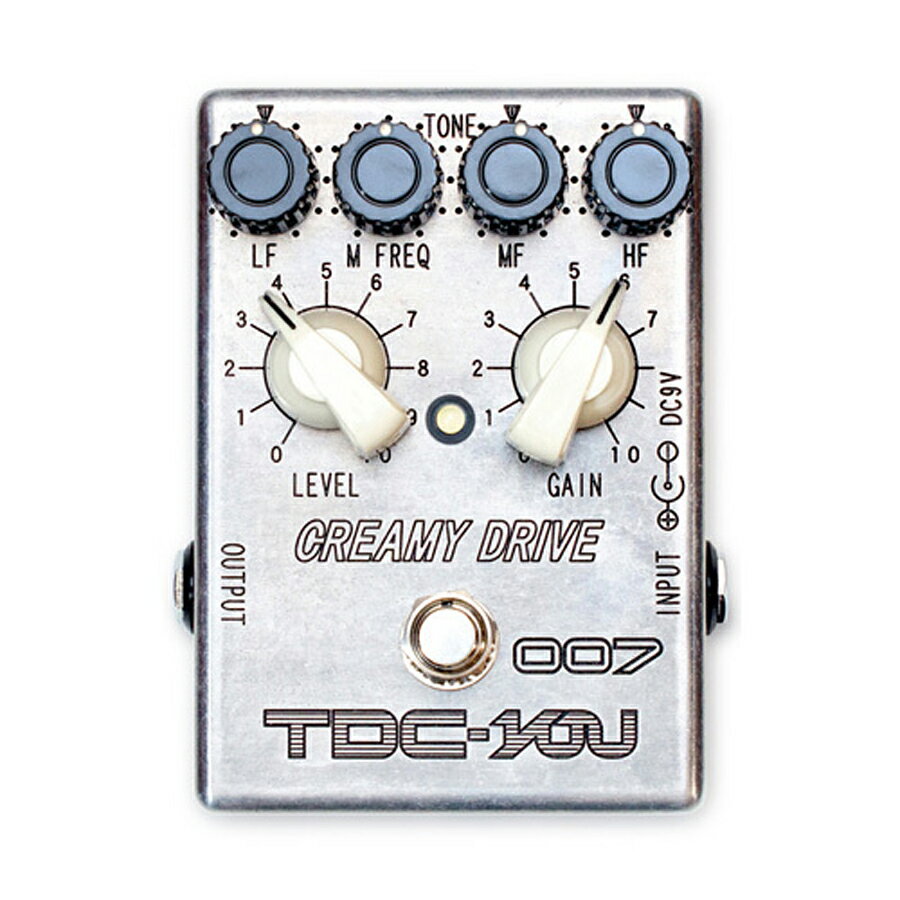 TDC-you 007 CREAMY DRIVE 新品 オーバードライブ[クリーミーブルース][Overdrive][Effector,エフェクター]