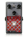 マレッコヘヴィインダストリー / フェティッシュエムケーツー Analog Field-Effect Distortion Pedal Malekko Heavy InustryのWolftoneシリーズは、世界的なアナログシンセデザイナー、 Todd Wolfgramの設計をMalekkoが制作するアナログペダルです。 FETISH MKIIは2ステージのクラスAプリアンプブースト/ディストーションで、 他のWolftoneシリーズ同様、音楽的でプレイヤーのダイナミクスへの応答性も高いペダルです。 シングルコイル、ハムバッキングピックアップに関わらず、 明瞭さを失わずくっきりとした音色で、軽い歪みからヘヴィなディストーションまで、 ピッキングダイナミクスで調整することも出来ます。 クリーンからディストーションへの可変もスムースです。 Fieldスイッチは、歪みのキャラクターを切替えることが出来、 スイッチの位置によりPushノブの効果も変わります。 スイッチを0の位置にセットすれば、Pushノブはブライトなトップエンドから ミッドの厚いサウンドまでを可変し、1の位置ではPushノブで ローエンドレスポンスを超常させ、ザクザクとしたオーバードライブから 重たいディストーションまでを可変できます。 2の位置にセットすれば最もゲインが強くなり、Pushノブはクランチサウンドから FETサチュレーションの限界までをコントロールします。 また、このセッティングでは設定によりローレベルフィードバックが 起こる場合がありますが、より幅広い音作りに対応できることを優先し、 レンジ設定を行っていることによるものです。 Toneコントロールはワイドでオープンなハイレンジからトップエンドを カットした設定までをコントロールでき、シュレッドなリフにも合わせた設定ができます。 さらに、FETISH MKIIはローエンドをロスしないため、 ダウンチューニングや多弦ギター、さらにベースでもお使いいただけます。 FETISH MKIIは9V電池、またはスタンダードなセンターマイナス9VDCアダプターで駆動します。 消費電流は50mA、筐体サイズは111mm×61mm×32mmです。 FETISH MKIIは最高品質のコンポーネンツを使用し、 アメリカ、オレゴン州ポートランドにて制作されています。 お問い合わせフリーダイヤル:0120-37-9630　