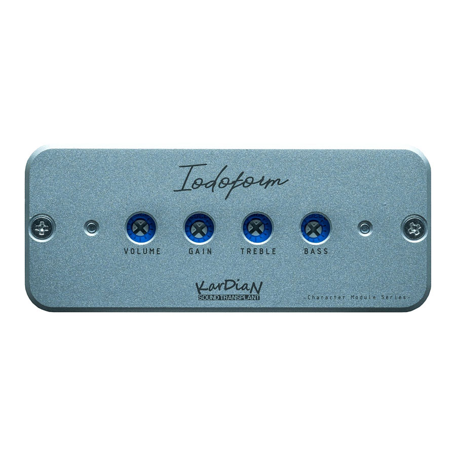 KarDiaN IODOFORM "SILVER" 新品 オンボードキャラクターモジュール[カージアン][ヨードホルム][アクティブ][シルバー][Preamp][Effector,エフェクター]