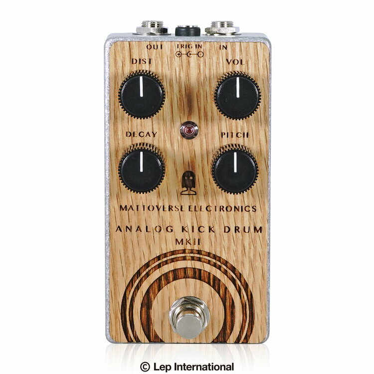 Mattoverse Electronics Analog Kick Drum MKII Custom Red Oak Faceplate 新品 キックジェネレーター[マットバースエレクトロニクス ][キックドラム][レッドオーク][Effector,エフェクター]