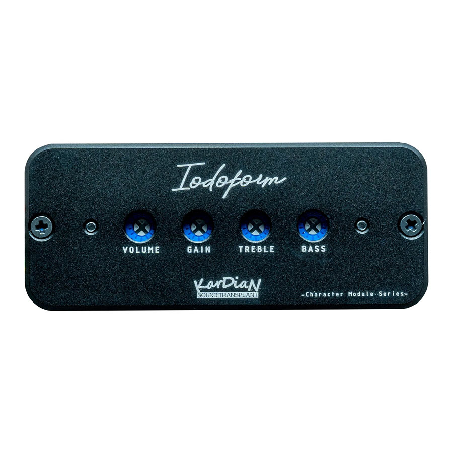 KarDiaN IODOFORM "BLACK" 新品 オンボードキャラクターモジュール[カージアン][ヨードホルム][アクティブ][ブラック][Preamp][Effector,エフェクター]