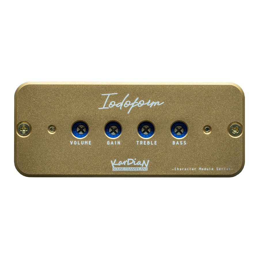 KarDiaN IODOFORM "GOLD" 新品 オンボードキャラクターモジュール[カージアン][ヨードホルム][アクティブ][ゴールド][Preamp][Effector,エフェクター]