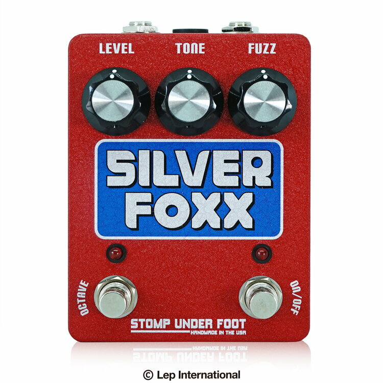 Stomp Under Foot SILVER FOXX 新品 《オーバードライブ/ファズ》[ストンプアンダーフット][シルバーフォックス][Overdrive,Fuzz][Effector,エフェクター]