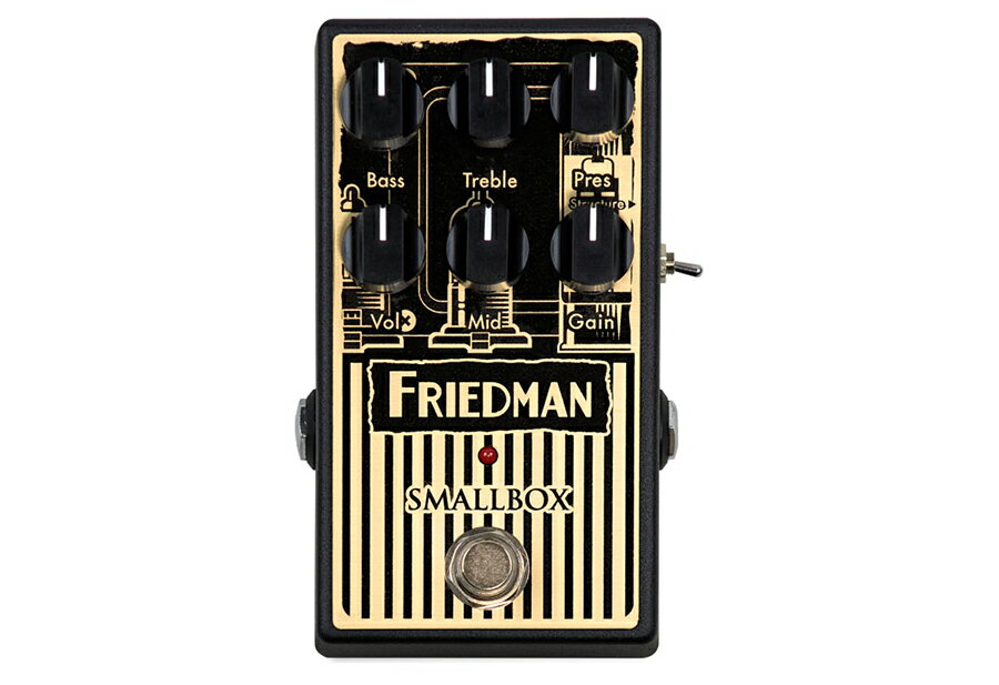 Friedman Small Box Pedal 新品 オーバードライブ フリードマン Overdrive スモールボックス Effector,エフェクター