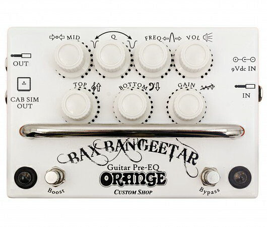 ڥݥ10ܡ̵ۡOrangeBaxBangeetarGuitarPre-EQWhite[][Хå][ץEQ][ȥץܥå][ۥ磻,][Effector,ե]