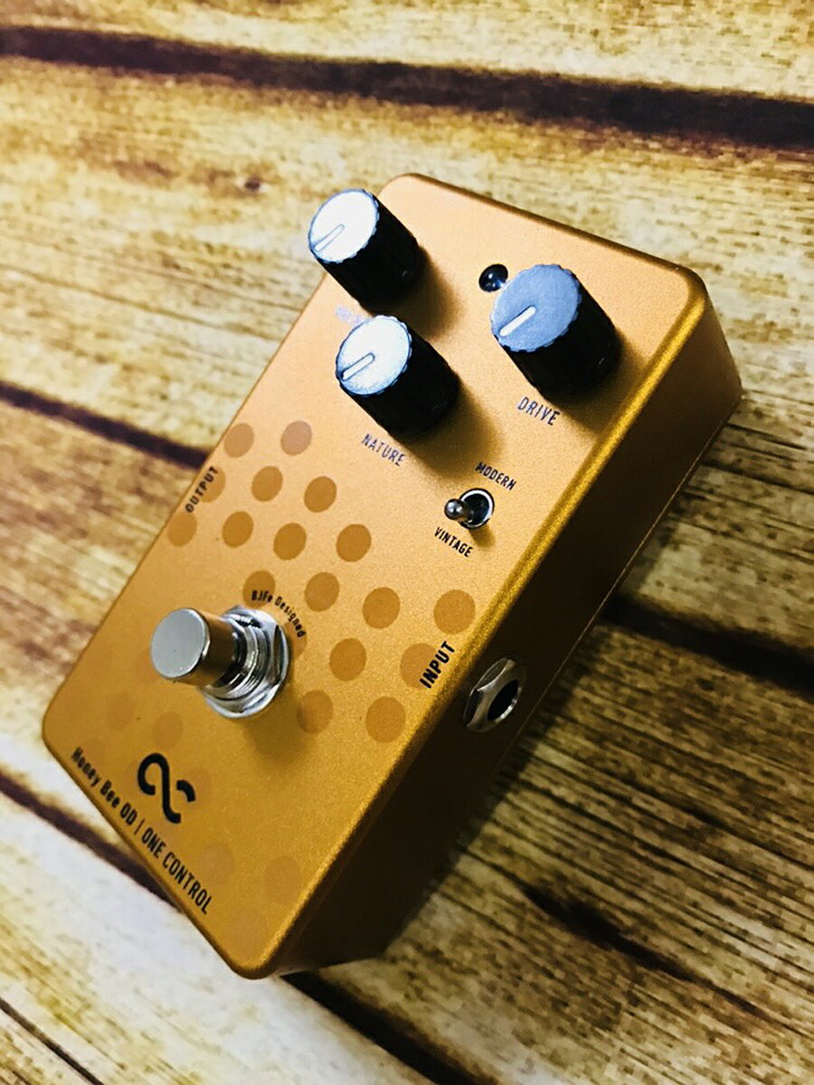 One Control Honey Bee OD 新品[ワンコントロール][BJFeシリーズ][ハニービー][OverDrive,オーバードライブ][Effector,エフェクター]