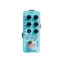 Mooer E7は、ポリフォニック（和音）に対応した ギターシンセサイザーペダルです。 E7は、特別な追加ピックアップやギターへの加工を一切必要とせず、 ギターをシンセサイザーに変えることができます。 E7には7種類のMooerカスタムシンセサイザートーンを収録しています。 独立したアルペジエーターや多彩なコントロールにより、 多くのシンセトーンを生み出すことができます。 ●特徴 ・7種類の全く新しいMooer SYNTHトーン ・スピードを調整できるアルペジエーター ・Attackの値を調整可能 ・各音のインターバルのあるアルペジエーター ・ハイカット/ローカット機能 ・7プリセット ・USBからのファームウェアアップデート ●7つのシンセトーン ・MODE.1：トランペットライクなシンセトーン、アルペジエーターはデフォルトでON ・MODE.2：オルガンライクなシンセトーン、アルペジエーターはデフォルトでON ・MODE.3：海のさざ波のような暖かなシンセサイザートーン。 LFO、アルペジエーターはデフォルトでOFF （MIXが50％を超えるとトーンはMIXに影響し、LFOエフェクトは影響しません。） ・MODE.4："Weeyo"のようなブライトなトーンで、 スピーディなLFOエフェクトを持つ音色。 アルペジエーターはデフォルトでOFF ・MODE.5：ノコギリ波のシンセサイザー、スローなLFOエフェクトをかけ、 ブライトで遅いアルペジエーターを組み合わせたトーン。 アルペジエーターはデフォルトでON ・MODE.6：8ビットライクなシンセサイザートーン、 アルペジエーターはデフォルトでOFF ・MODE.7：EDM/PADライクなシンセサイザートーン。 特にネックピックアップでのプレイを推奨。 アルペジエーターはデフォルトでOFF お問い合わせフリーダイヤル:0120-37-9630　