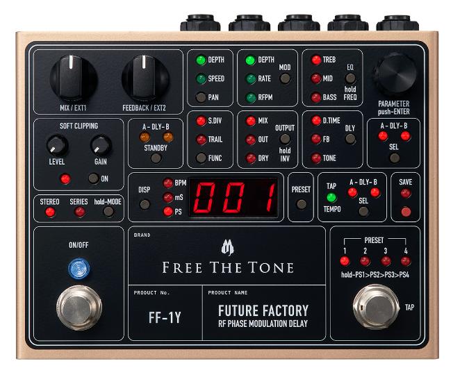 Free The Tone FF-1Y 新品 モジュレーション/デジタルディレイ[フリーザトーン][Future Factory,フューチャーファクトリー][Modulation][Digital Delay][Effector,エフェクター]