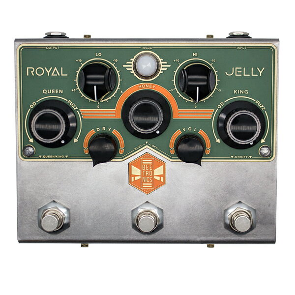 Beetronics ROYAL JELLY 新品 オーバードライブ/ファズ[ビートロニクス][ロイヤルゼリー][Overdrive,Fuzz][Effector,エフェクター]