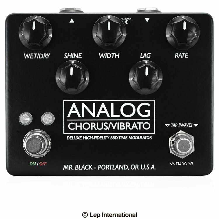 Mr. Black Analog Chorus Vibrato Deluxe 新品 コーラスビブラート [ミスターブラック][アナログコーラスビブラートデラックス][エフェクター,Effector]_otherfx