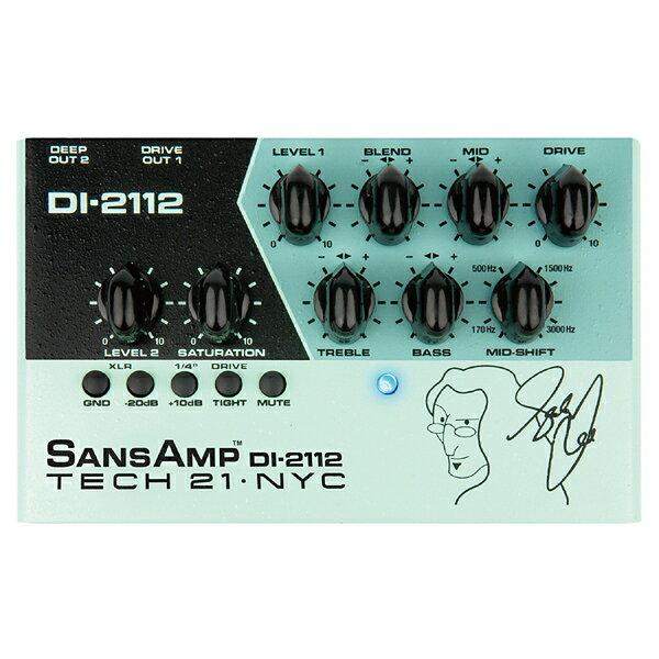 Tech 21 DI-2112 Geddy Lee Signature Model 新品 ベース用プリアンプ[テック21][ゲディーリー][Pre Amplifier][Effector,エフェクター,ポータブルラック]