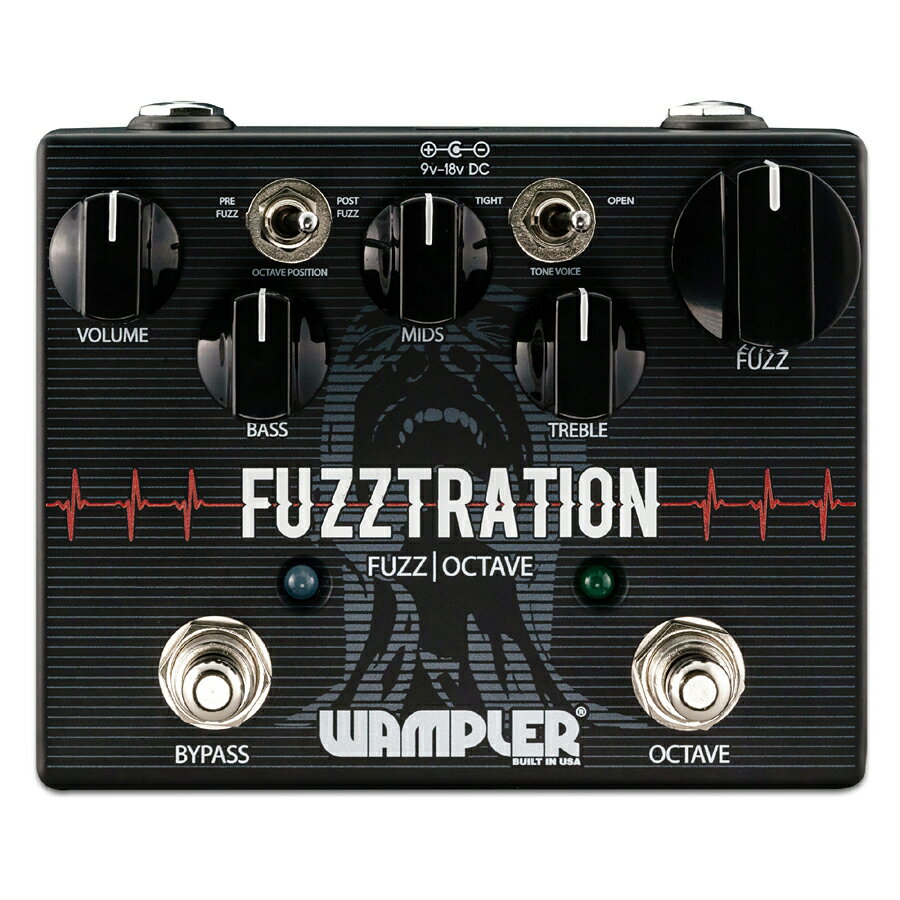 Wampler Pedals Fuzztration 新品 ファズ[ワンプラー][ファズトレーション][FUZZ][Effector,エフェクター]