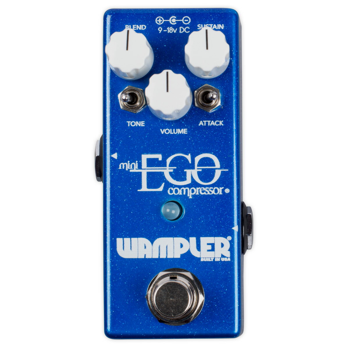 Mini Ego Compressorは、アメリカでコンプレッサーペダルの業界標準として 認識されているスタンダードなミニサイズコンプレッサーペダルです。 今日のギター・プレイヤーが期待するミニ・フォーマットの コントロールに新しいレベルのコントロールをもたらします。 他のコンプレッサーにはないヴィンテージのチューブアンプのような、 自然なコンプレッションを与えます。 Mini Ego Compressorを設計したとき、ダイナミックスを保ち、 ペダルがトーンに対してまったく色付けをしないようにすることが焦点でした。 ブレンドを組み込むことで、オリジナルの信号をブレンドし、 スタジオクラスのコンプ感を得られます。 お問い合わせフリーダイヤル:0120-37-9630　