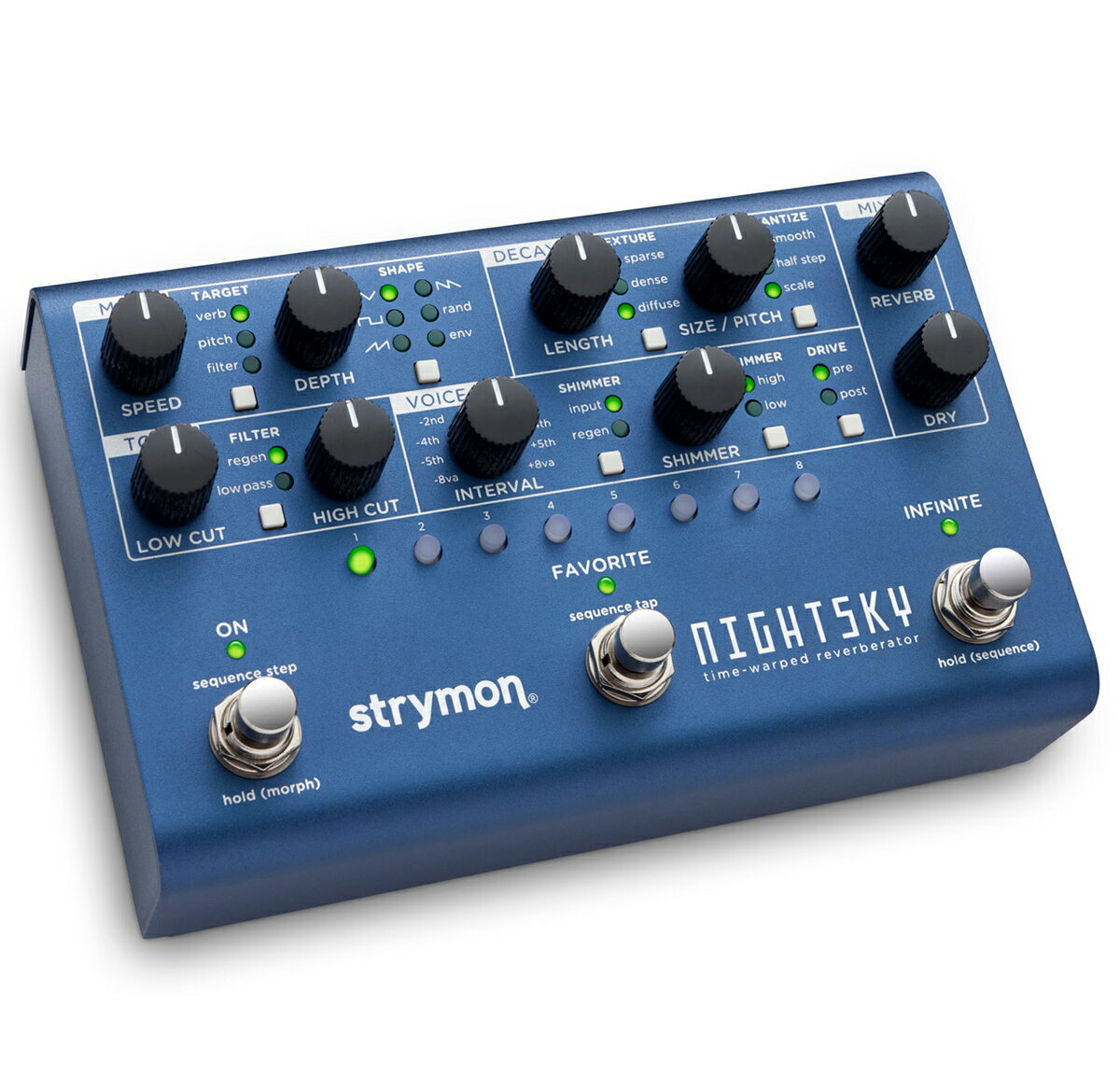 strymon NIGHTSKY Time-Warped Reverberator. 新品 リバーブ ストライモン ナイトスカイ Reverb Effector,エフェクター