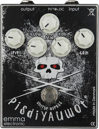 EMMA electronic PisdiYAUwot 新品 ディストーション [エマエレクトロニクス][ピスジヤウォット][Distortion][Effector,エフェクター]