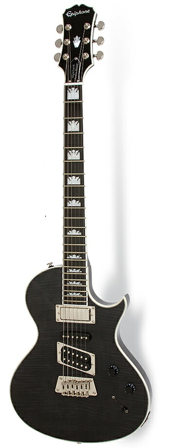 Epiphone Nighthawk Custom Quilt Trans Black 新品[エピフォン][ナイトホークカスタム][キルト][トランスブラック,黒][エレキギター,Electric Guitar]