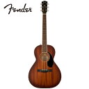 Fender PS-220E Parlor All Mahogany Ovangkol Fingerboard - Aged Cognac Burst - 新品[フェンダー][Brown,Sunburst,ブラウン,サンバースト][Electric Acoustic Guitar,アコースティックギター,アコギ,エレアコ]