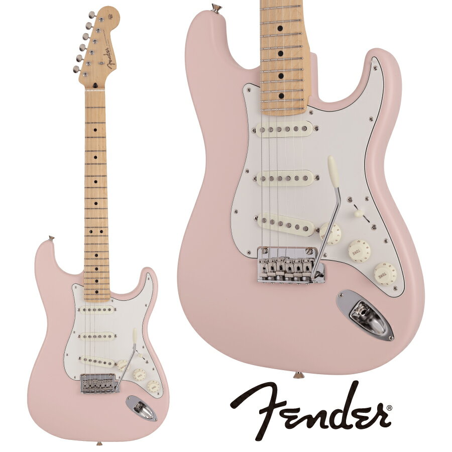 Fender Made in Japan Junior Collection Stratocaster - Satin Shell Pink / Maple -[եѥ][Short Scale,硼ȥ][ȥȥ㥹][ԥ][Electric Guitar,쥭]