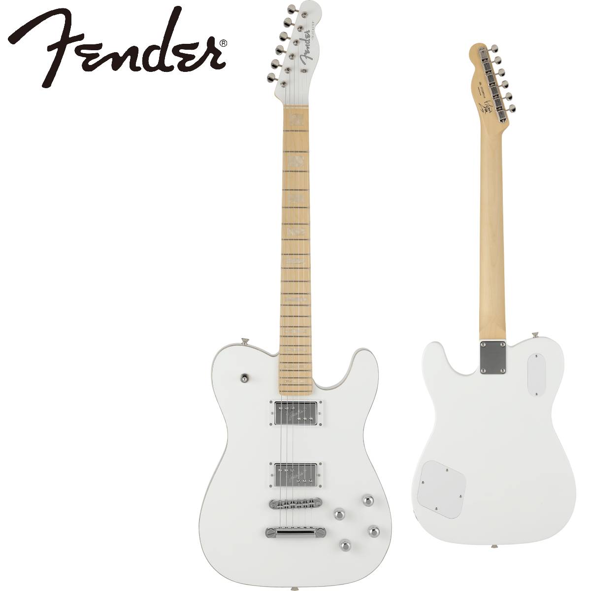 Fender HARUNA TELECASTER BOOST -Arctic White- 新品[フェンダー][ハルナ][テレキャスター][SCANDAL,スキャンダル][White,ホワイト,白][Telecaster,TL][Electric Guitar,エレキギター]